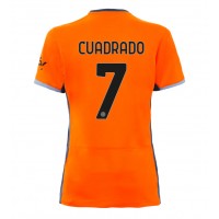 Inter Milan Juan Cuadrado #7 Replica Third Shirt Ladies 2023-24 Short Sleeve